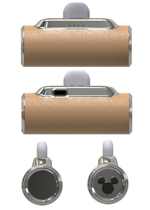 ポケット型革型電源バンク 5000mAh 300倍以上のサイクル寿命