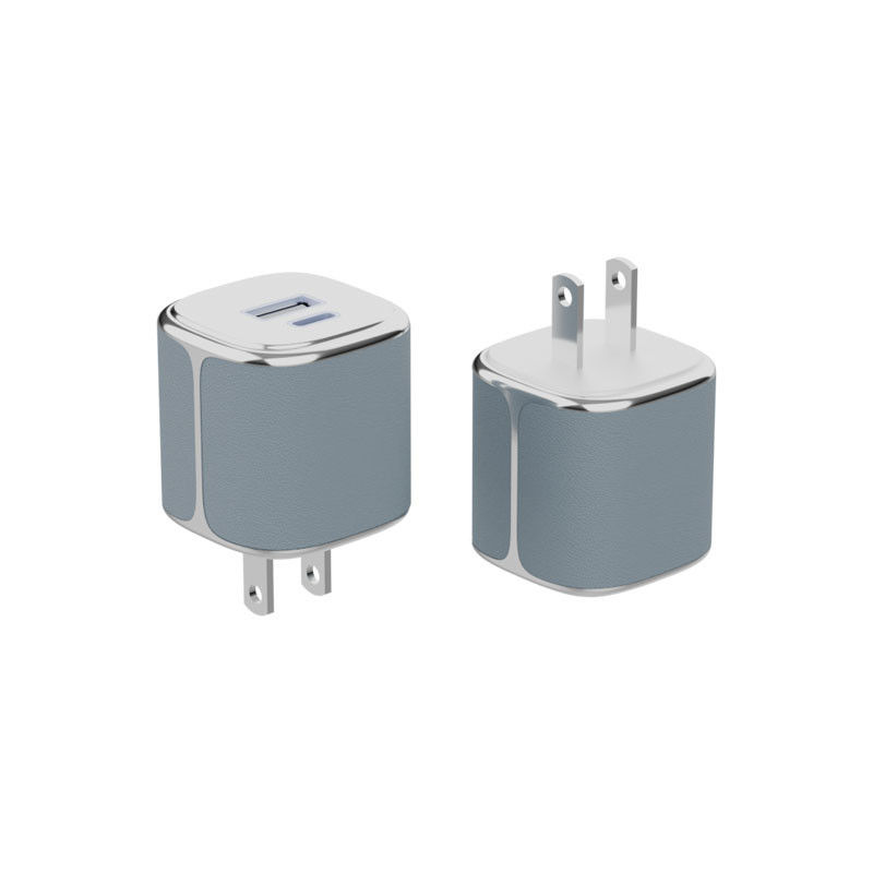 急速充電型C ウォール充電器 ミニ 35W GaN 充電器 レザーシェル